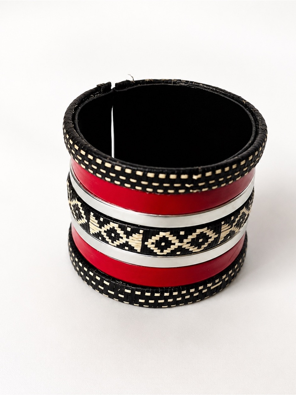 Handcrafted Colombian Artisan Statement Cuff Bracelet